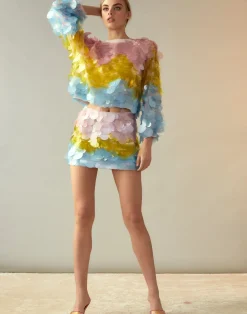 Fashion Cynthia Rowley Daylight Disco Skirt MULTI