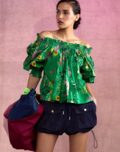 Clearance Cynthia Rowley Cargo Shorts Denim