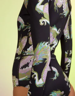 Best Cynthia Rowley Dragon Wetsuit BLKMT