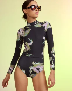 Best Cynthia Rowley Dragon Wetsuit BLKMT
