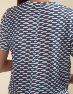 Hot Cynthia Rowley Fanfare Tee NVYWHT