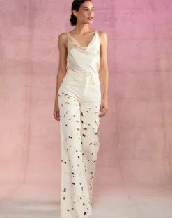 Best Cynthia Rowley Flora Cutout Jeans NATRL