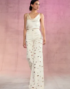 Best Cynthia Rowley Flora Cutout Jeans NATRL