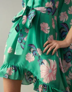 Outlet Cynthia Rowley Garden of Eden Dress GRNFL