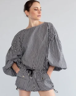 Fashion Cynthia Rowley Geneva Cotton Blouse BWGNH