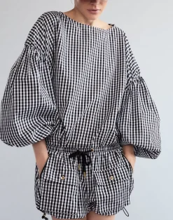 Fashion Cynthia Rowley Geneva Cotton Blouse BWGNH