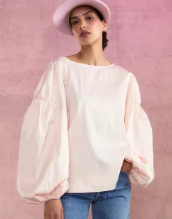 Best Cynthia Rowley Geneva Cotton Blouse PINK