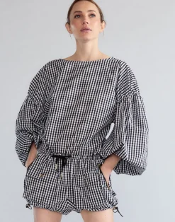 Hot Cynthia Rowley Geneva Gingham Cargo Shorts BWGNH