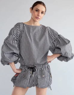 Hot Cynthia Rowley Geneva Gingham Cargo Shorts BWGNH