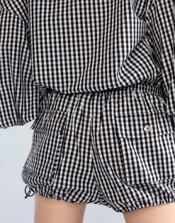 Hot Cynthia Rowley Geneva Gingham Cargo Shorts BWGNH