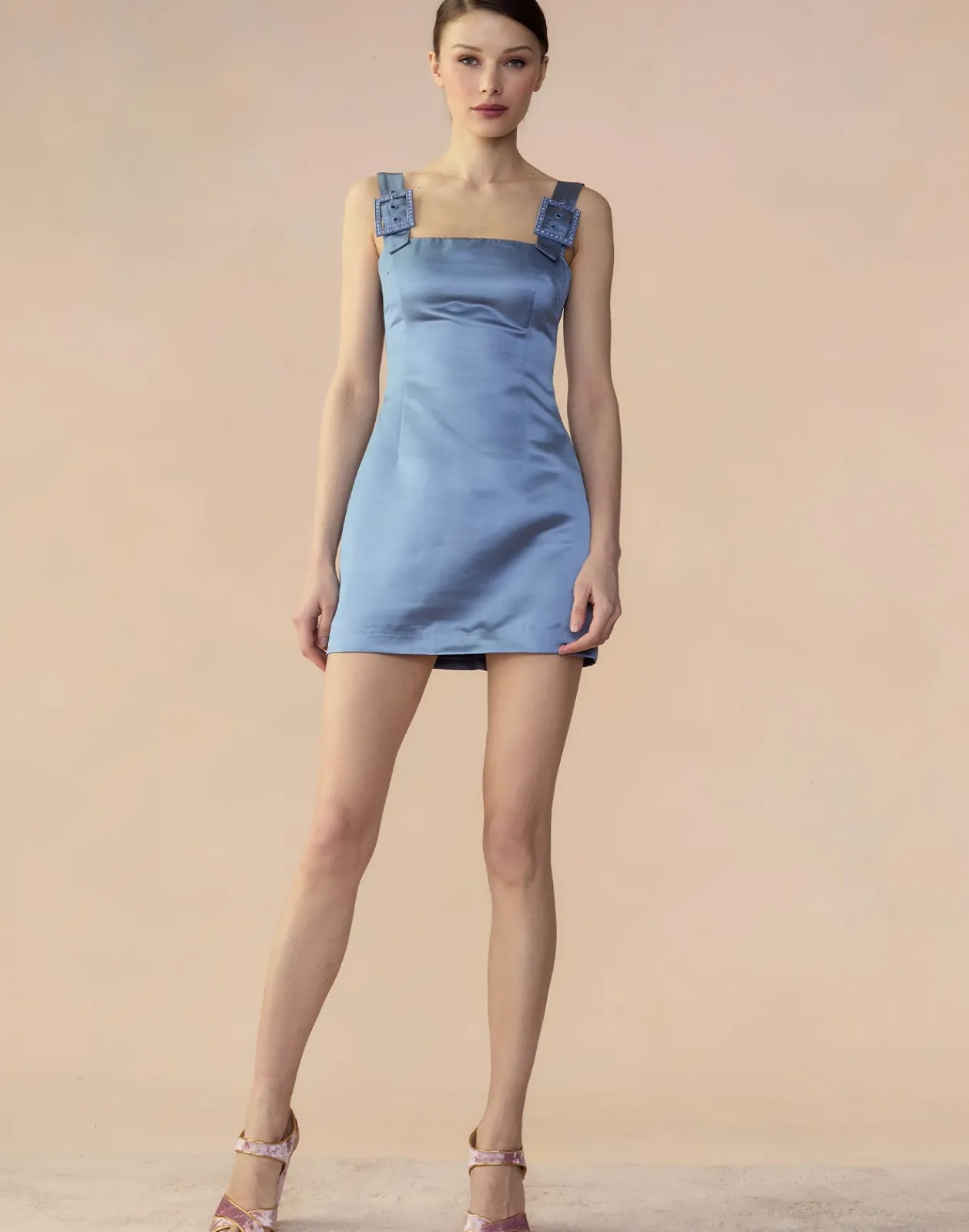 Best Cynthia Rowley Gigi Satin Dress GRAY