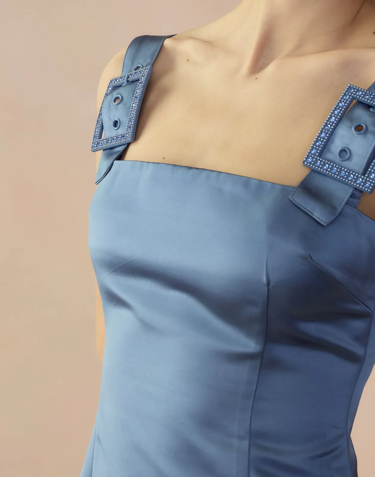 Best Cynthia Rowley Gigi Satin Dress GRAY