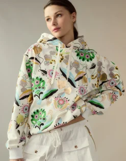 Discount Cynthia Rowley Gilded Garden Sweatshirt WHTML