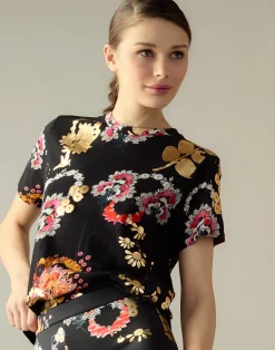 New Cynthia Rowley Gold Foil T-Shirt GLDMLT