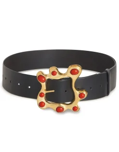 Outlet Cynthia Rowley Hidden Gem Belt BLKRD