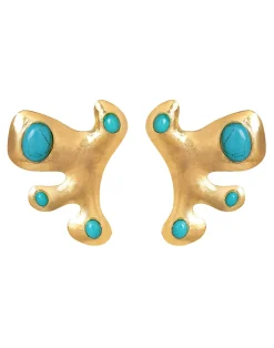 Sale Cynthia Rowley Hidden Gem Earrings TURQU