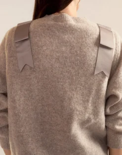 Hot Cynthia Rowley Ivy Wool Cardigan CAMEL