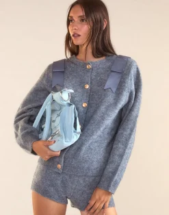 Discount Cynthia Rowley Ivy Wool Knit Short Denim