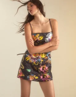 Hot Cynthia Rowley Kaia Dress BLKMT