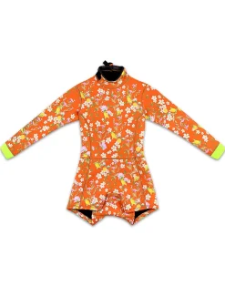 New Cynthia Rowley Kids Floral Wetsuit ORGMT