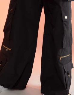 New Cynthia Rowley Kim Cargo Pant BLACK