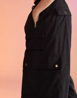 New Cynthia Rowley Kim Cargo Pant BLACK