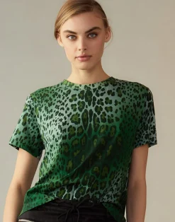 Best Cynthia Rowley Leopard Tee GRNLEO