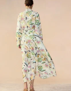 Fashion Cynthia Rowley Love Locket Linen Shirt Dress WHTFL