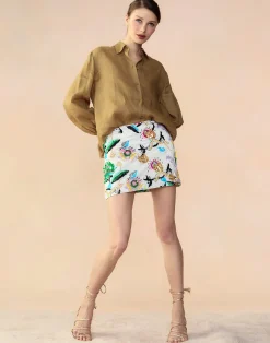 Outlet Cynthia Rowley Love Locket Skirt WHTML