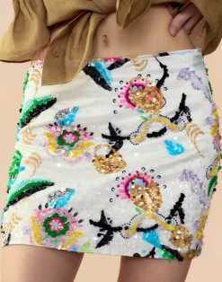 Outlet Cynthia Rowley Love Locket Skirt WHTML