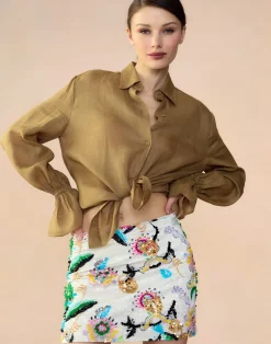 Outlet Cynthia Rowley Love Locket Skirt WHTML