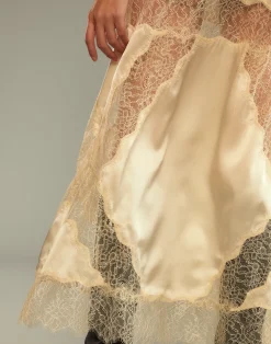 Clearance Cynthia Rowley Lure Lace Dress IVORY