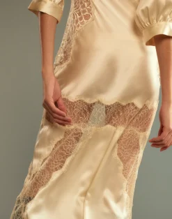 Clearance Cynthia Rowley Lure Lace Dress IVORY