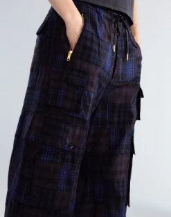 Outlet Cynthia Rowley Madrid Madras Cargo Pants NVMT
