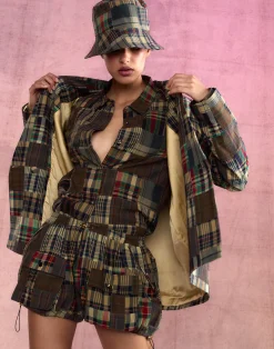 Online Cynthia Rowley Madrid Madras Shirt PLAID