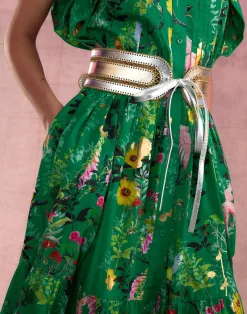 Hot Cynthia Rowley Malta Kaftan GRNFL