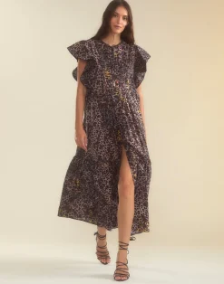 Outlet Cynthia Rowley Malta Kaftan LEOPD