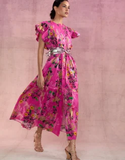 Outlet Cynthia Rowley Malta Kaftan PNKFL