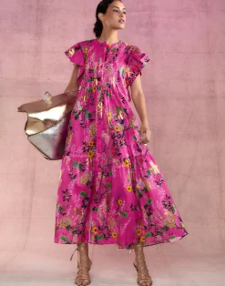 Outlet Cynthia Rowley Malta Kaftan PNKFL