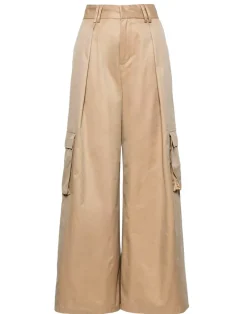 Hot Cynthia Rowley Marbella Cotton Cargo Pant KHAKI