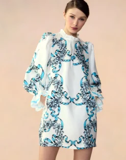 Clearance Cynthia Rowley Marseille Shift Dress WTBLU