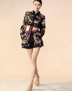 Sale Cynthia Rowley Marseille Shorts BLKGD