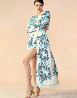 Best Cynthia Rowley Marseille Shorts WTBLU