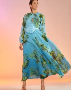 Clearance Cynthia Rowley Messina Silk Dress BLUMLT