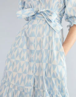 Sale Cynthia Rowley Montauk Cotton Dress BLUWHT