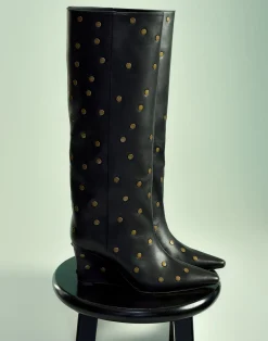 Hot Cynthia Rowley Nailed It Wedge Boot BLACK