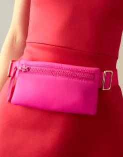 New Cynthia Rowley Neoprene Belt Bag HTPNK