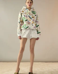 Best Cynthia Rowley Nylon Cargo Shorts White