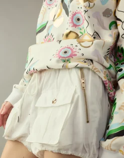 Best Cynthia Rowley Nylon Cargo Shorts White