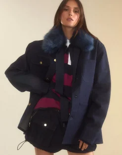 Outlet Cynthia Rowley Outward Bound Field Jacket Denim